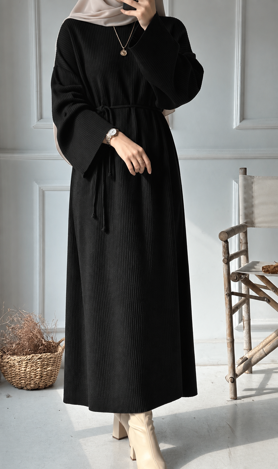 Robe Mocha Côtelée 🍂