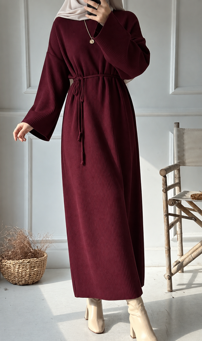 Robe Mocha Côtelée 🍂